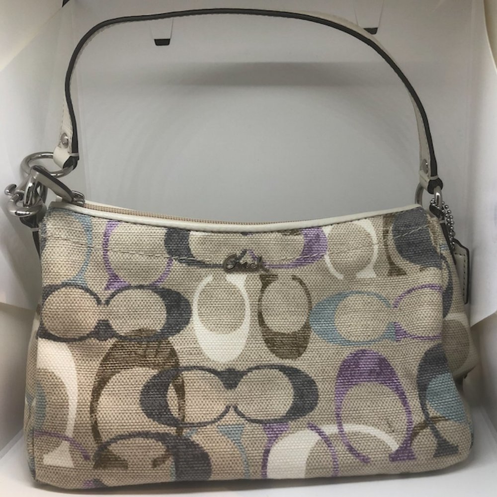 Coach Like New Small Handle Pouch
